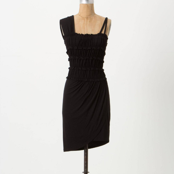 Anthropologie Little Black Dress Divergent Mini By LeifNotes, Sizes XS & M - Picture 1 of 2